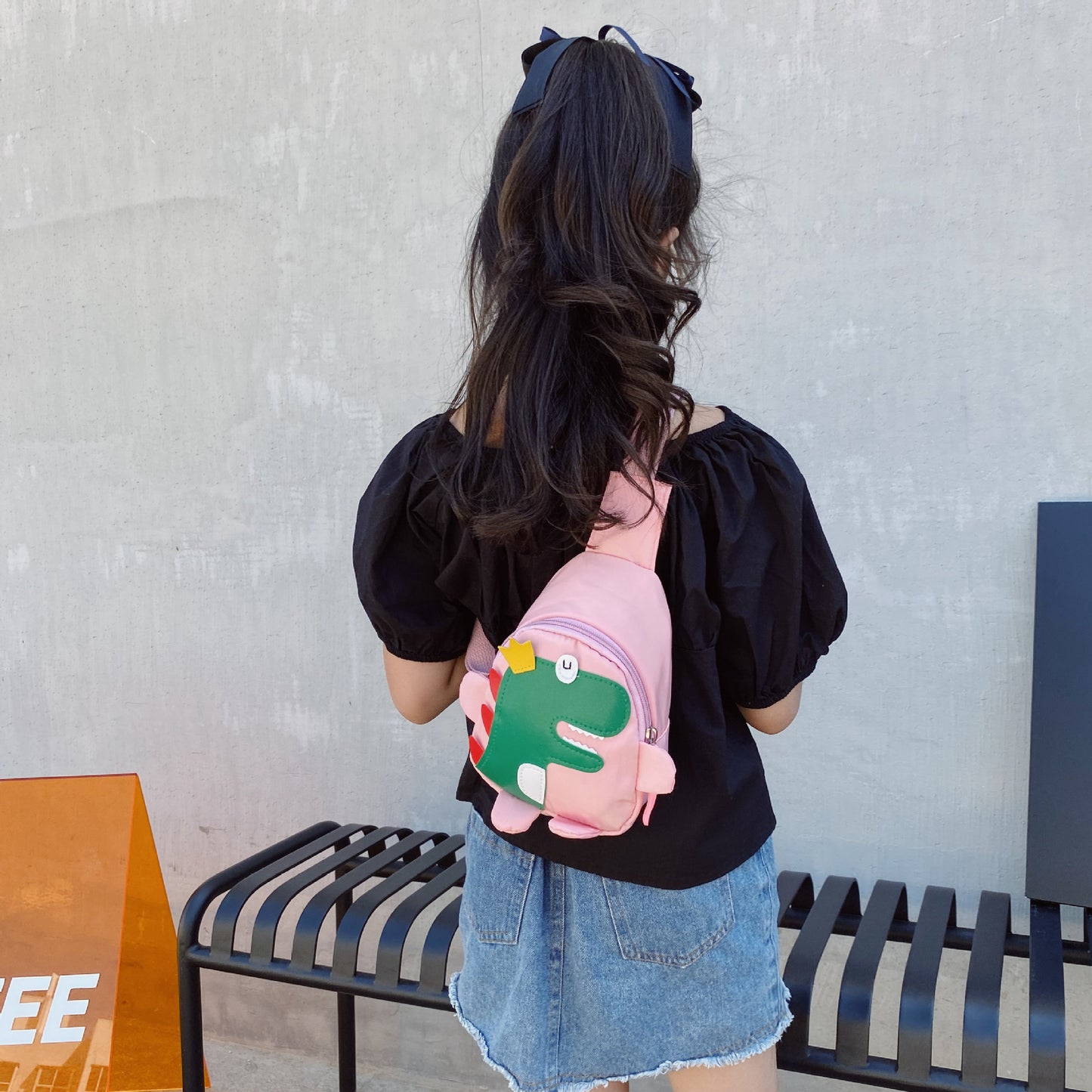 Children's Bags New Boys Dinosaur Chest Bag Versatile Girls Messenger Bag Sports Leisure Cartoon Shoulder Bag