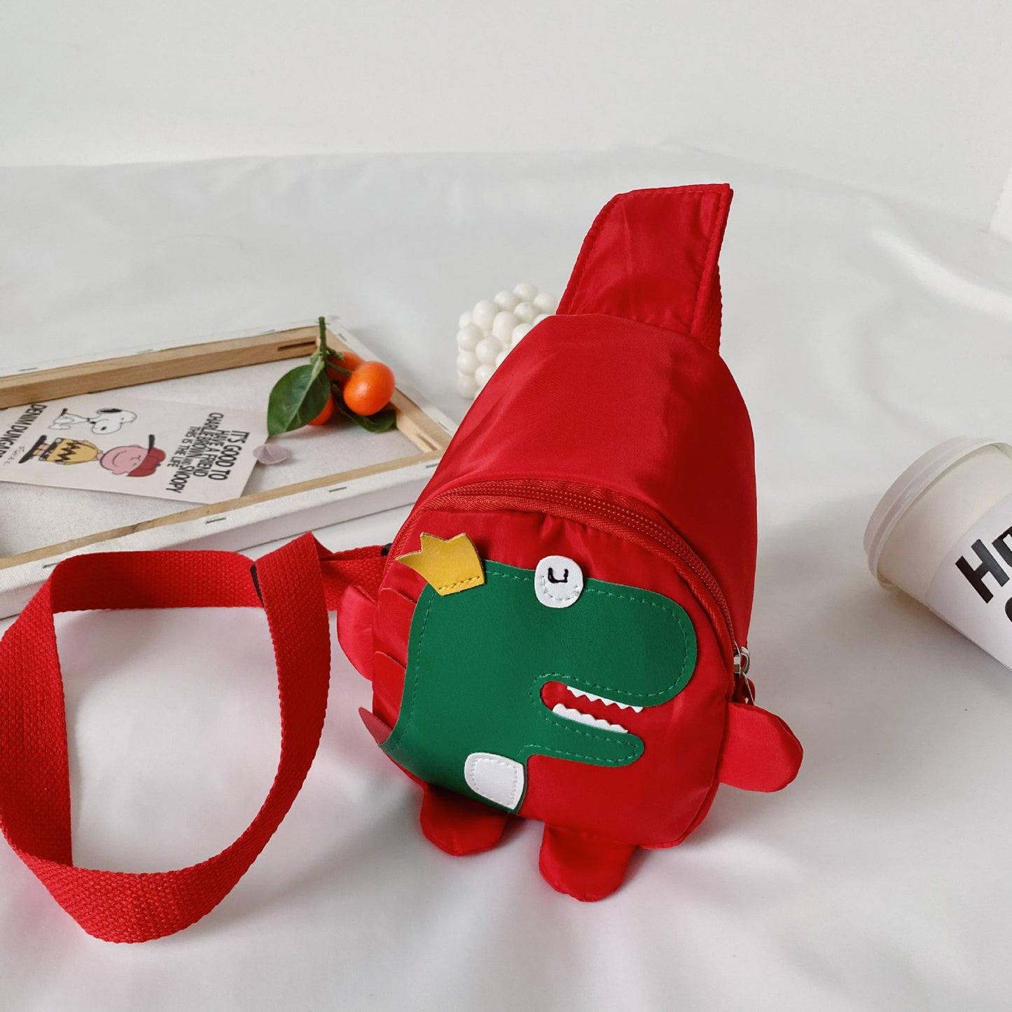 Children's Bags New Boys Dinosaur Chest Bag Versatile Girls Messenger Bag Sports Leisure Cartoon Shoulder Bag