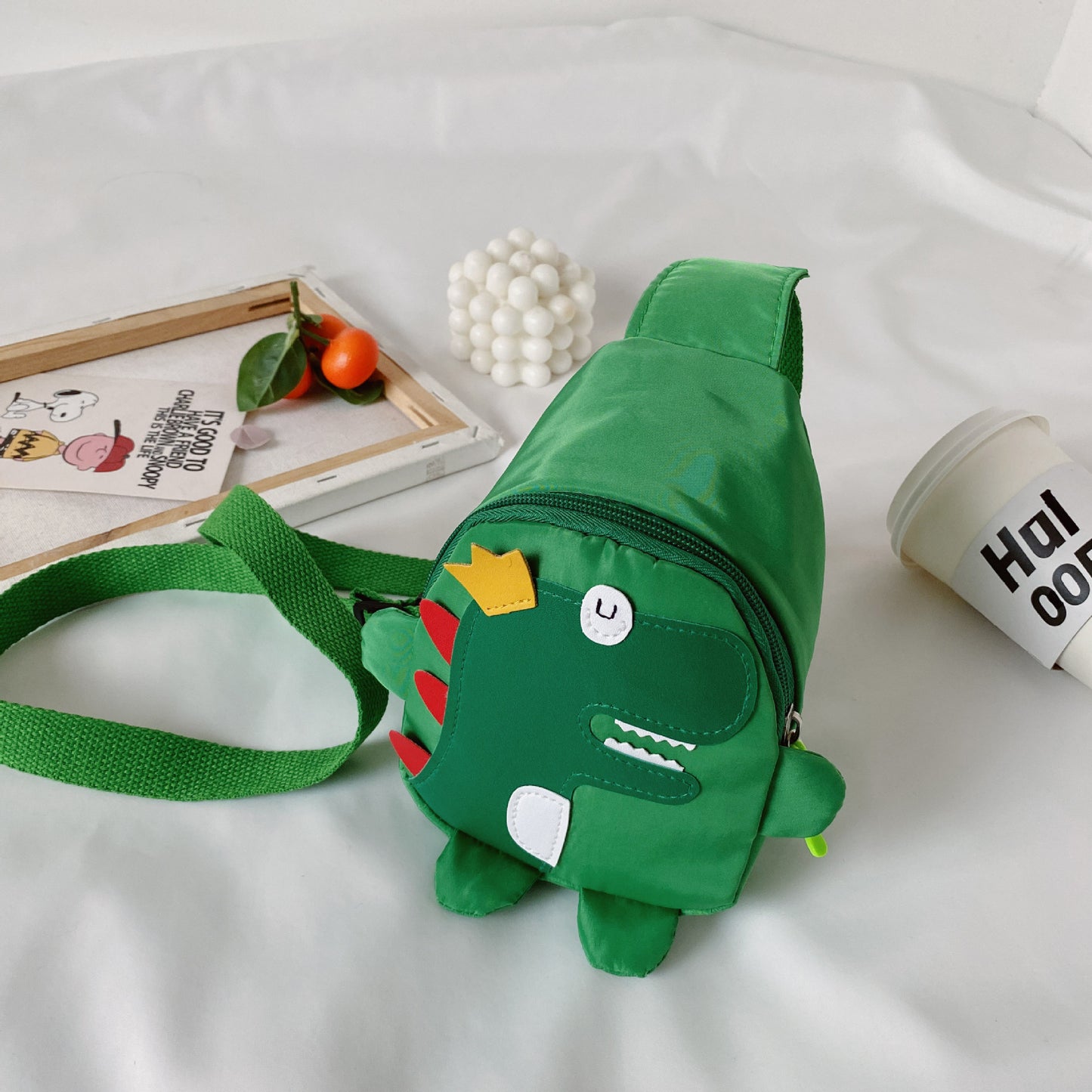 Children's Bags New Boys Dinosaur Chest Bag Versatile Girls Messenger Bag Sports Leisure Cartoon Shoulder Bag