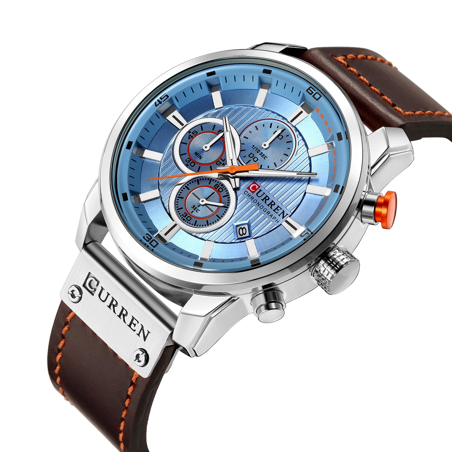 Curren/Kareen Hot 8291 Men's Watch Belt Men's Watch New Six-pin Calendar Watch Waterproof Watch