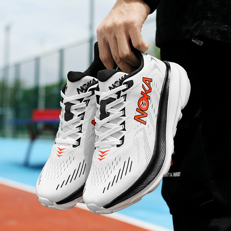 Men's Thick-soled Running Shoes Breathable Mesh Sports Shoes