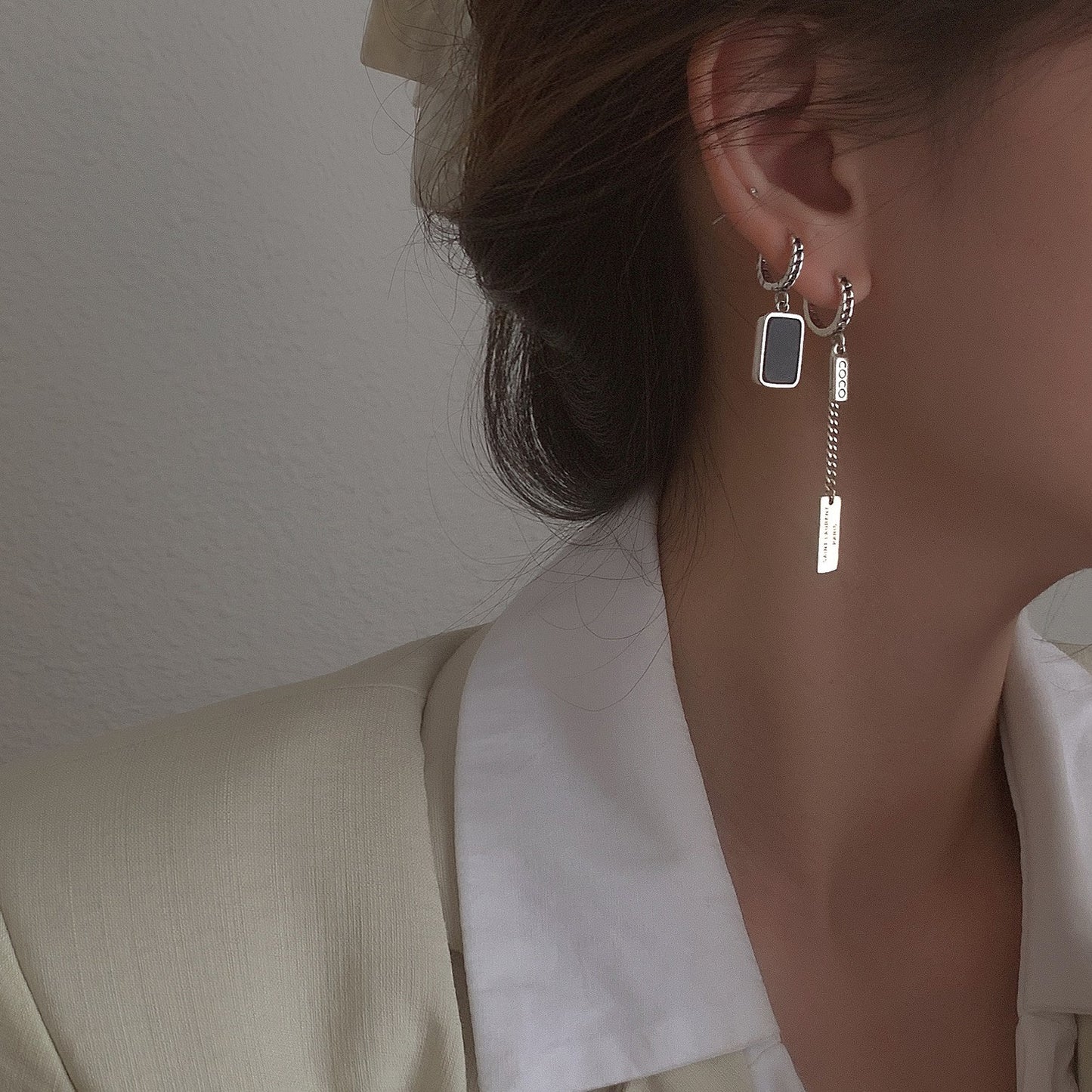 Long Tassel Earrings Women's Wholesale Niche Design Personality S925 Silver Plated Needle Earrings Internet Celebrity Joker Accessories Fashion