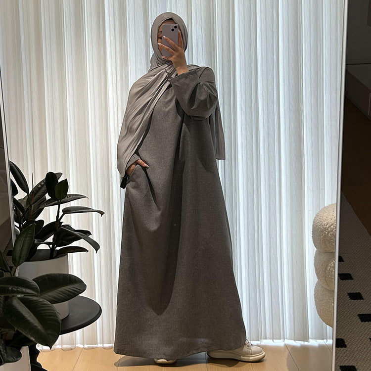 Abaya Muslim Women's Clothes Middle Eastern Robe Women Clothing Dress Dubai Plus Size Women's Clothing