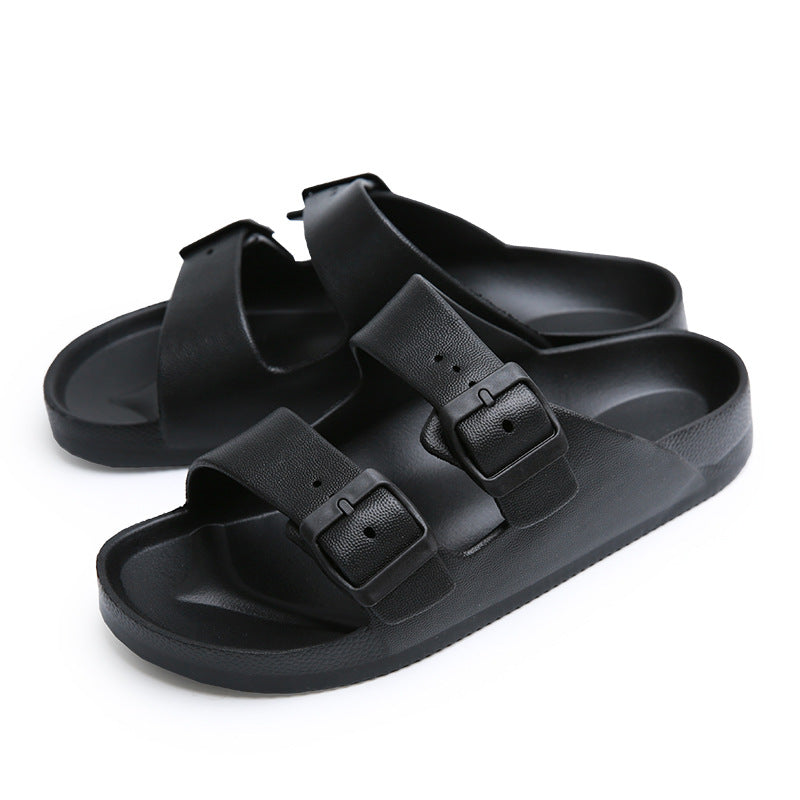 Summer Outer Wear Thick Bottom Men And Women Sandals