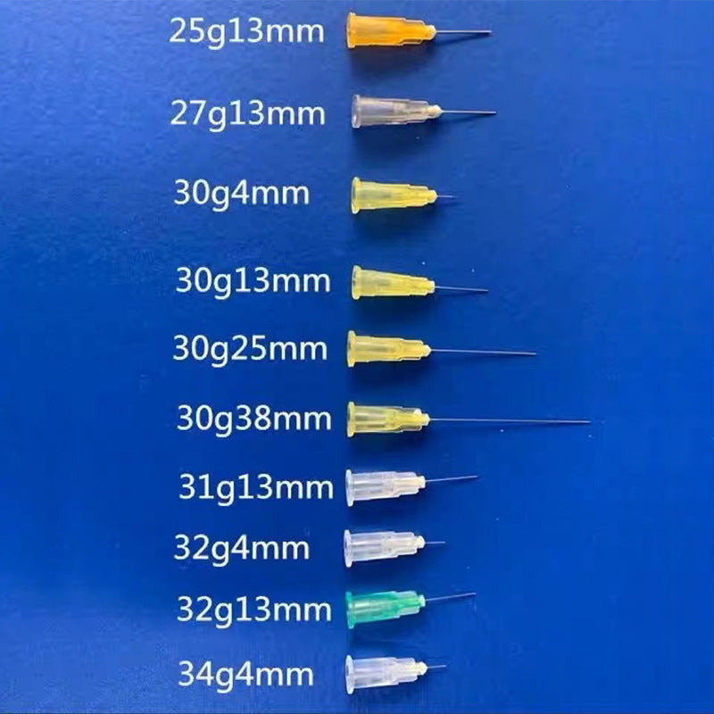 Factory Wholesale Disposable Sharp Needle Needle Skin Pricking 13mm Beauty Needle Water Light Needle Small Needle Can Be Fixed