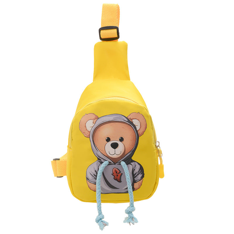 Children's Bags New Boys Dinosaur Chest Bag Versatile Girls Messenger Bag Sports Leisure Cartoon Shoulder Bag