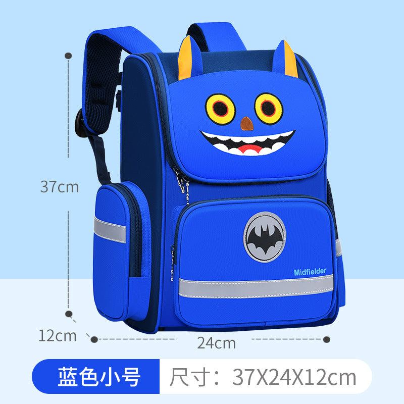 Unicorn Backpack One, Two And Three Grade Boys And Girls Backpack Large-capacity Breathable Ridge Protector Lightweight Schoolbag