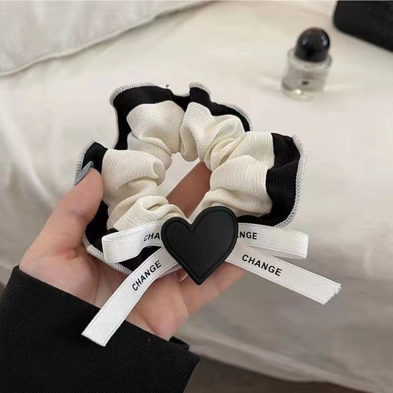 women's love bow hair tie