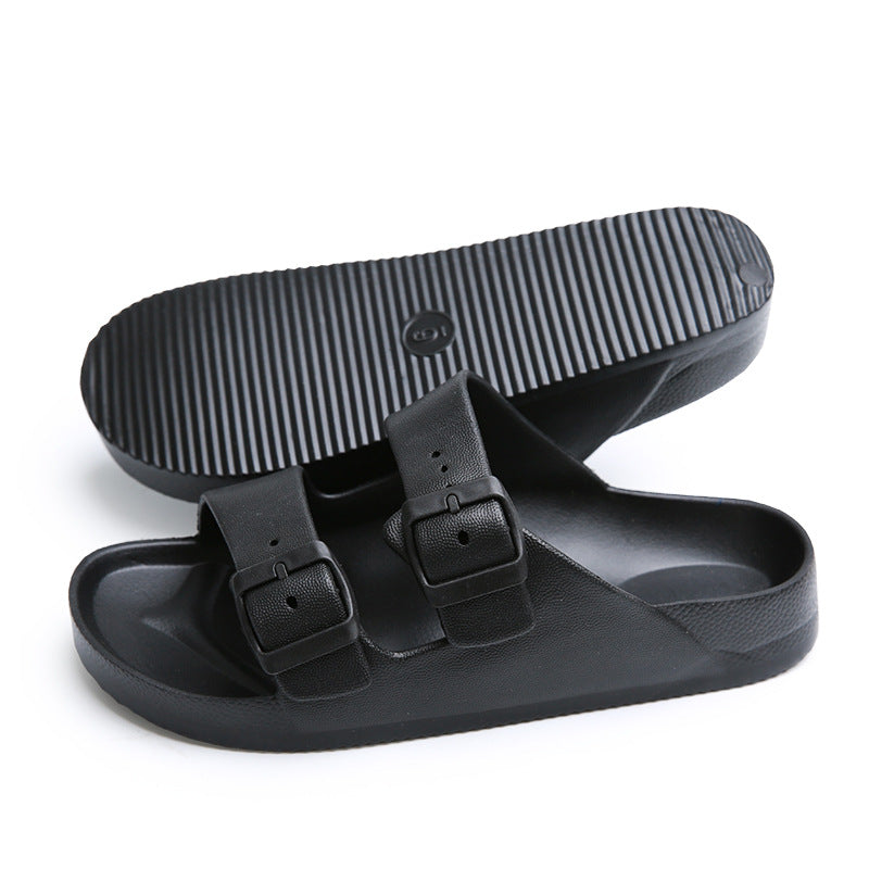 Summer Outer Wear Thick Bottom Men And Women Sandals