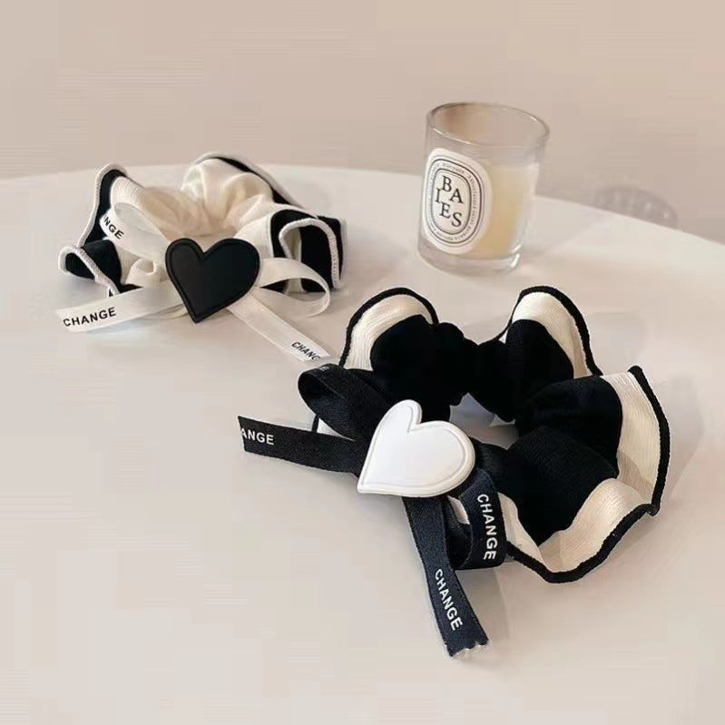 women's love bow hair tie