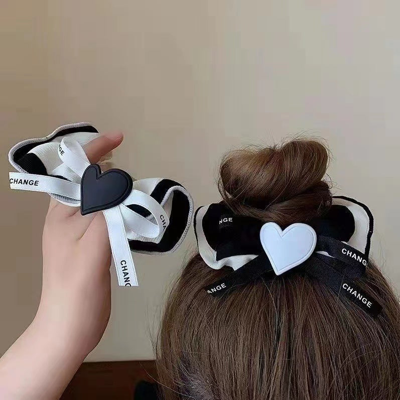 women's love bow hair tie