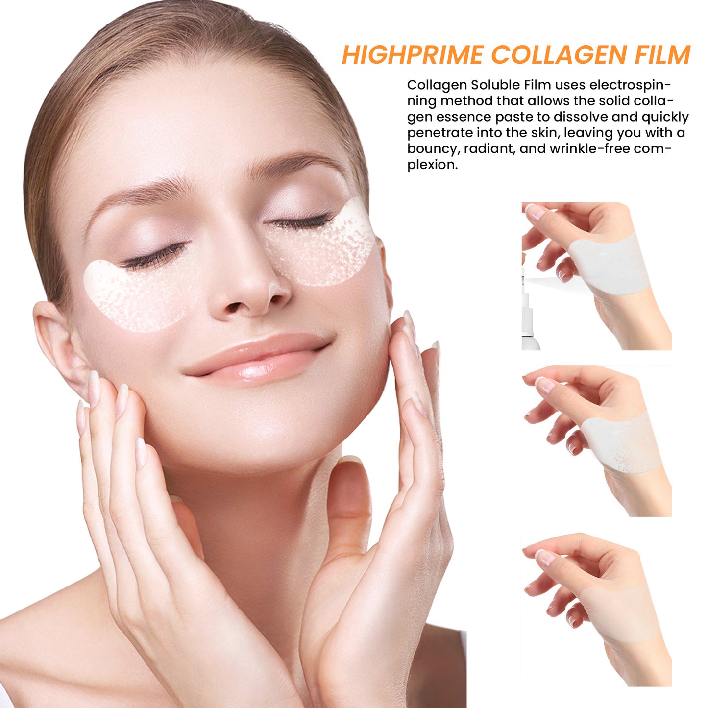Collagen Water Soluble Mask Fades Fine Lines Eye Bags Dark Circles Moisturizing Firming Lifting Eye Patch