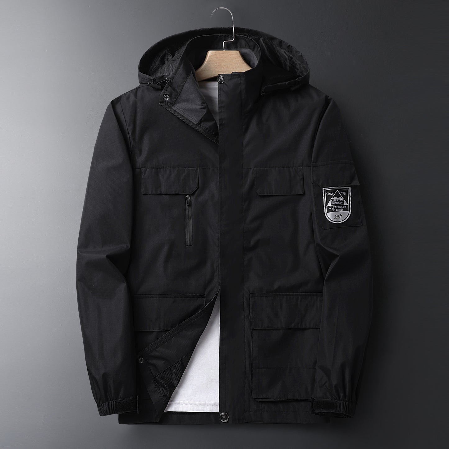New Outdoor Windproof And Rainproof Thin Section Inner Warm And Breathable Jacket Men's Mountaineering Clothing Cycling Clothing Overalls Men