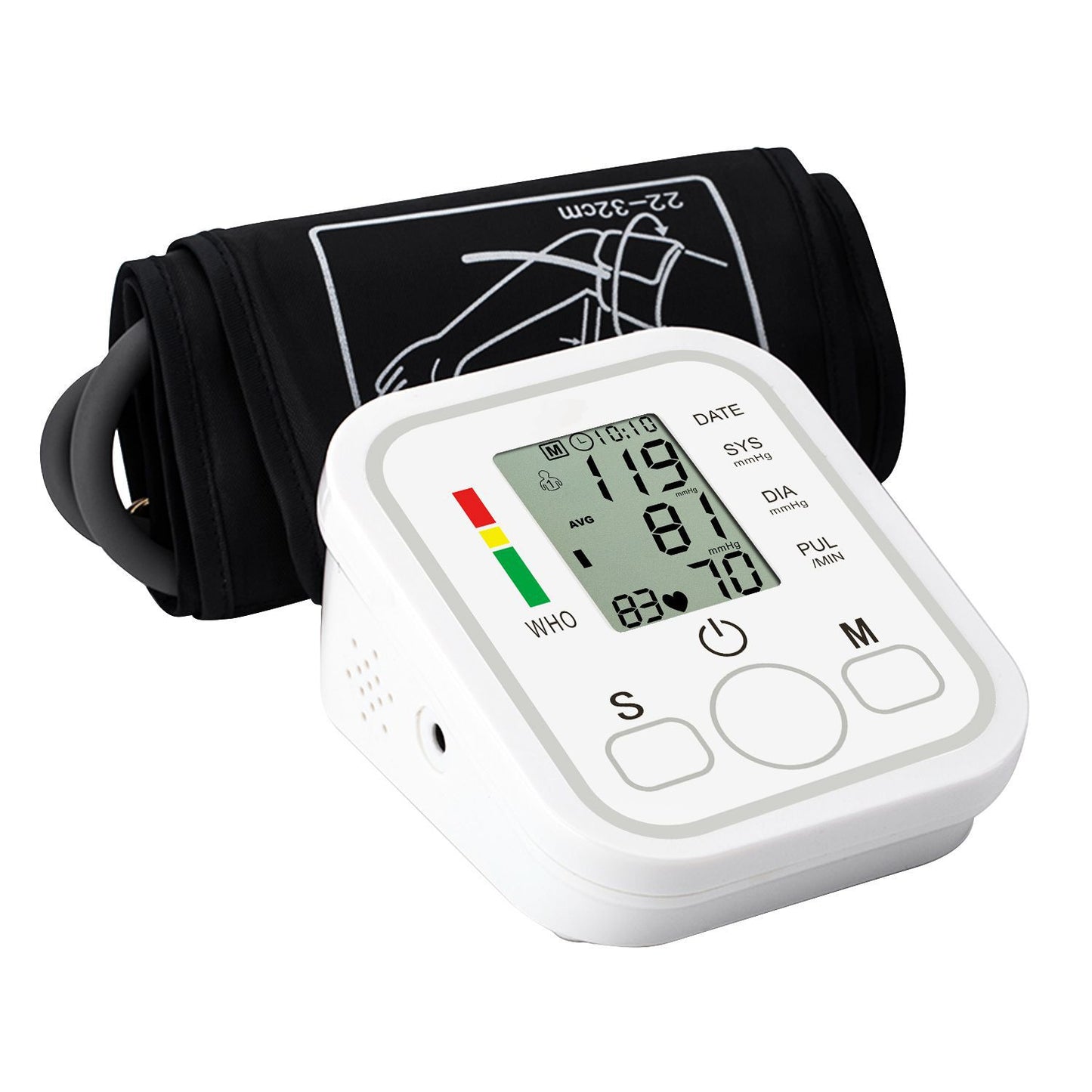 Electronic Sphygmomanometer For Accurate Blood Pressure Measurement Home Fully Automatic High-precision Sphygmomanometer Measuring Instrument
