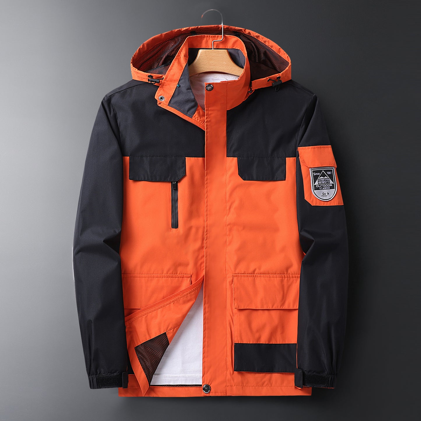 New Outdoor Windproof And Rainproof Thin Section Inner Warm And Breathable Jacket Men's Mountaineering Clothing Cycling Clothing Overalls Men