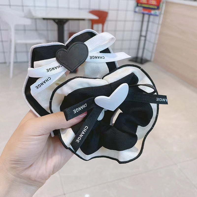 women's love bow hair tie