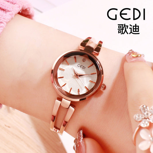 GEDI Bracelet Watch Ladies Net Red Watch Explosive Temperament Waterproof Small Women&#039;s Watch One Piece