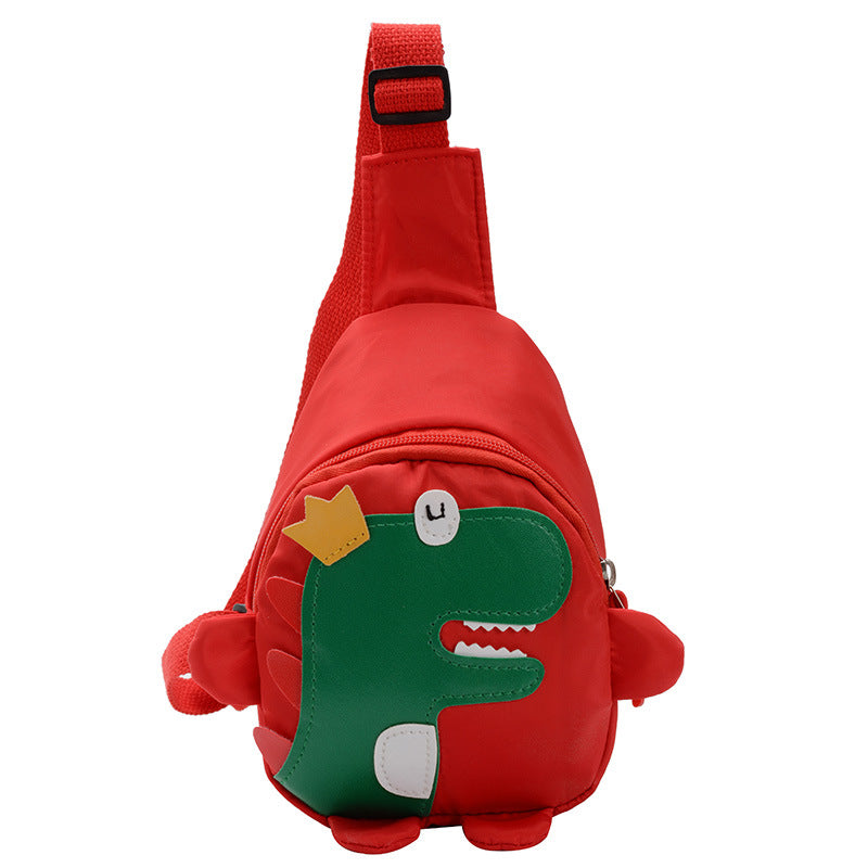 Children&#039;s Bags New Boys Dinosaur Chest Bag Versatile Girls Messenger Bag Sports Leisure Cartoon Shoulder Bag