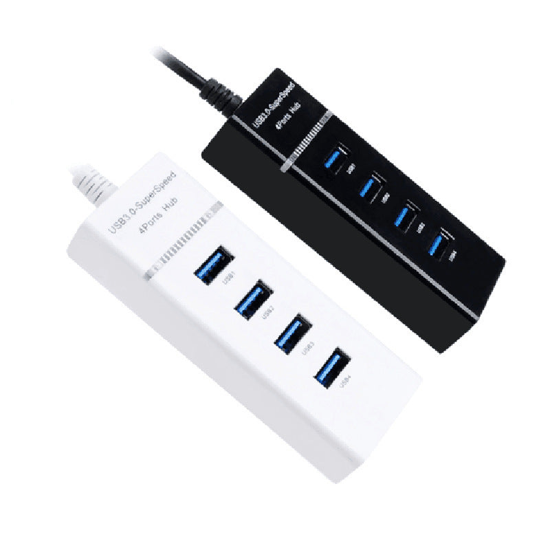 USB3.0 Splitter With Light Bar Laptop 4 Hub Hub 1 Drag 4hub3.0 Docking Station