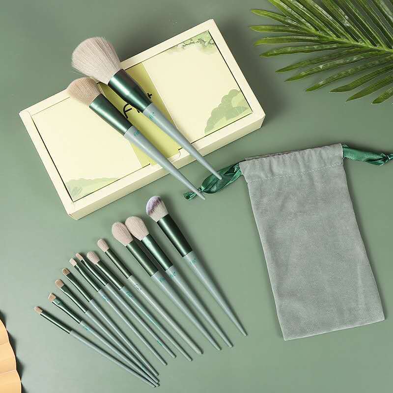 13 Makeup Brushes Suit High-looking Beginner Eye Shadow Brush Super Soft Loose Brush Eyebrow Brush Lip Brush Full Set Brush