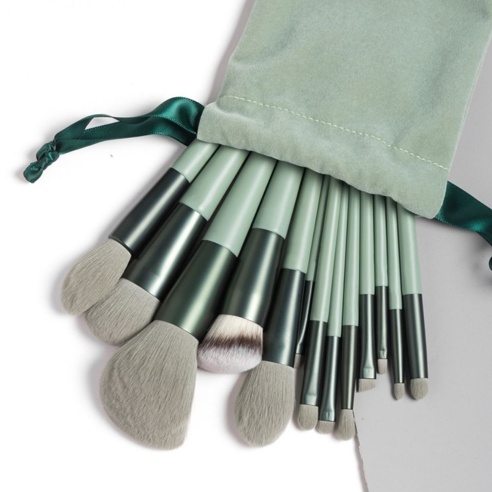 13 Makeup Brushes Suit High-looking Beginner Eye Shadow Brush Super Soft Loose Brush Eyebrow Brush Lip Brush Full Set Brush