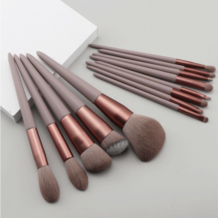 13 Makeup Brushes Suit High-looking Beginner Eye Shadow Brush Super Soft Loose Brush Eyebrow Brush Lip Brush Full Set Brush