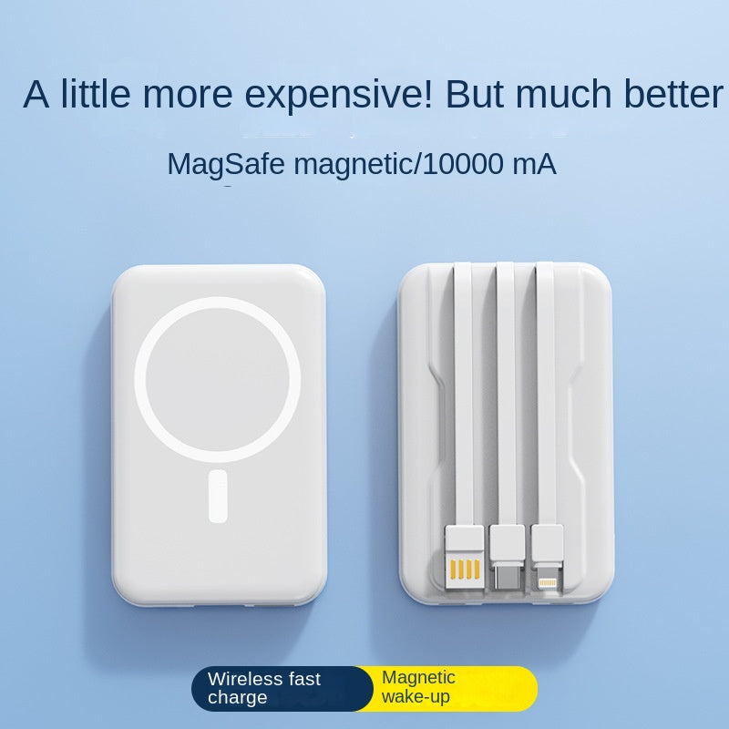 10000mAh Portable Magnetic Power Bank Wireless Charger