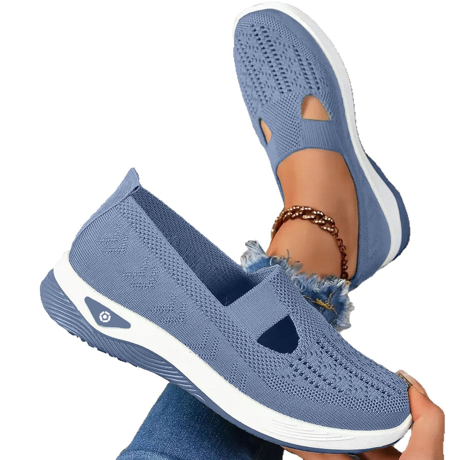 Mother Shoes Summer Breathable Sandals Non-slip Soft Bottom Shoes For The Elderly Women&#039;s Casual Shoes Middle-aged And Elderly Walking Shoes