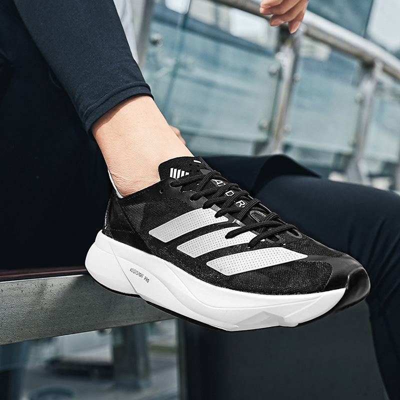 Adios Pro3 Carbon Board Running Shoes Men's Official Website Genuine Goods Marathon Racing Running Shoes Summer Breathable Sneaker Men