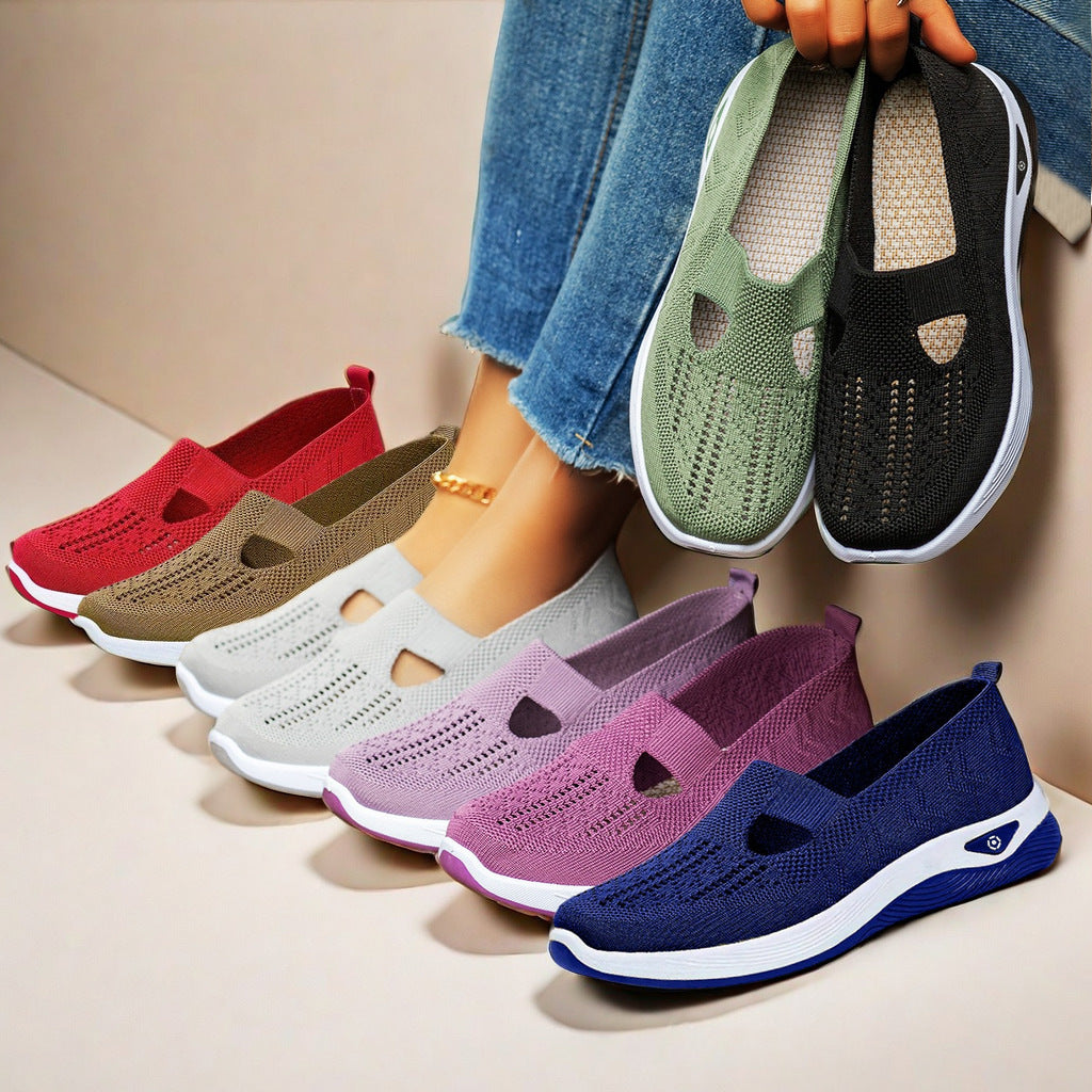 Mother Shoes Summer Breathable Sandals Non-slip Soft Bottom Shoes For The Elderly Women&#039;s Casual Shoes Middle-aged And Elderly Walking Shoes