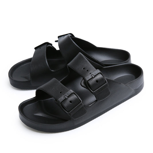 Summer Outer Wear Thick Bottom Men And Women Sandals