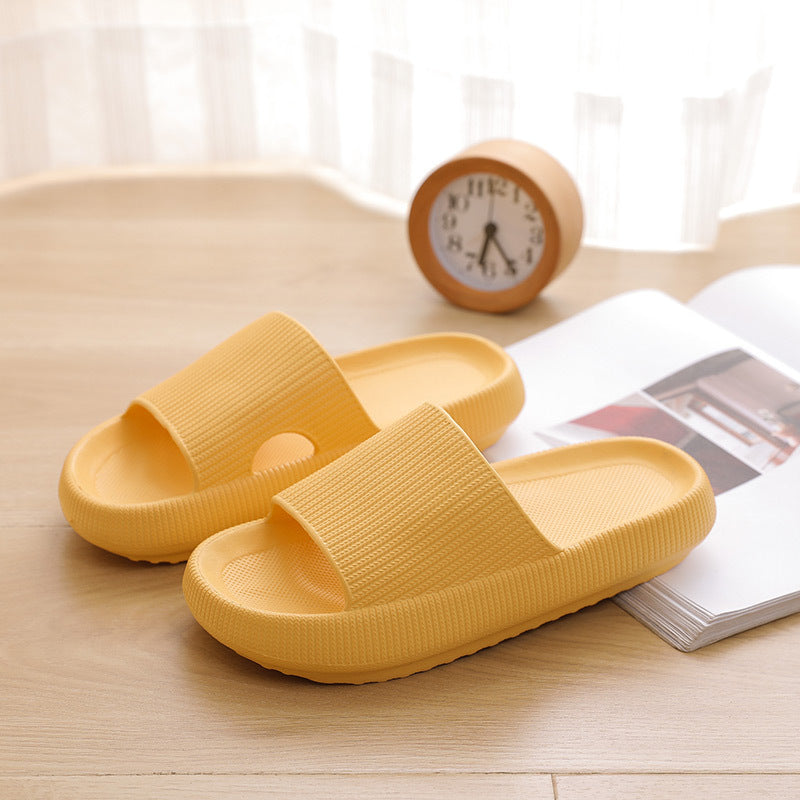 3.2cm Feeling Thick-soled Sandals And Slippers For Women Summer New Couple EVA Home Elevated Soft-soled Bathroom Men&#039;s Shoes
