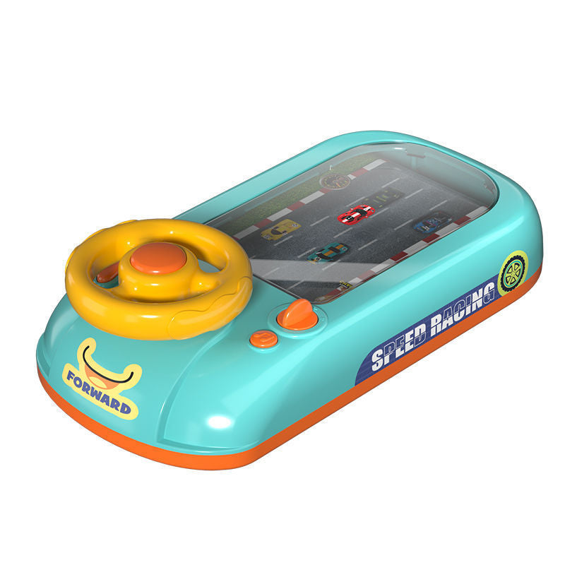 Cross-border Racing Car Breakthrough Adventure Game Machine Car Simulation Driving Steering Wheel 3-6 Years Old Children&#039;s Educational Toys