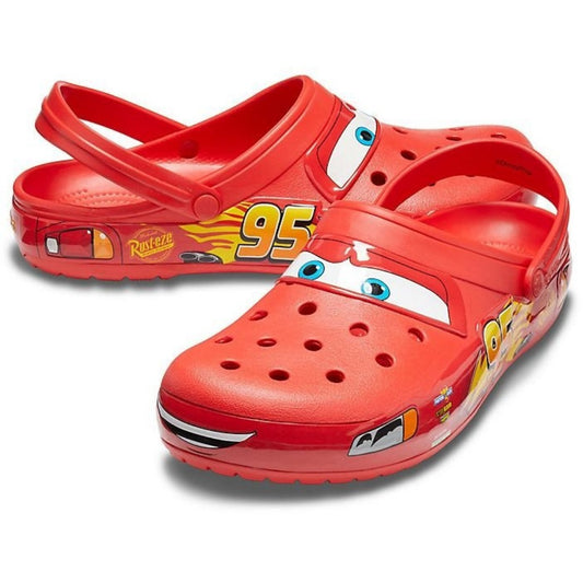 Carban McQueen Car Hole Shoes Men And Women New Outdoor Breathable Casual Beach Shoes Closed Toe Slippers Sandals
