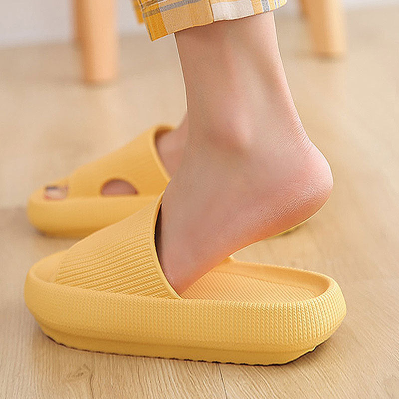 3.2cm Feeling Thick-soled Sandals And Slippers For Women Summer New Couple EVA Home Elevated Soft-soled Bathroom Men&#039;s Shoes