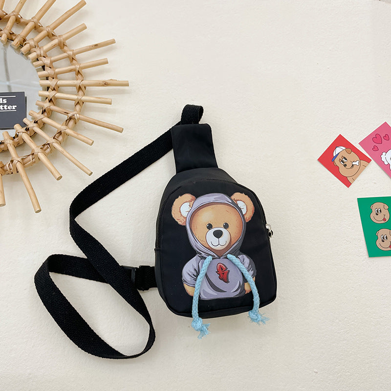 Children&#039;s Bags New Boys Dinosaur Chest Bag Versatile Girls Messenger Bag Sports Leisure Cartoon Shoulder Bag