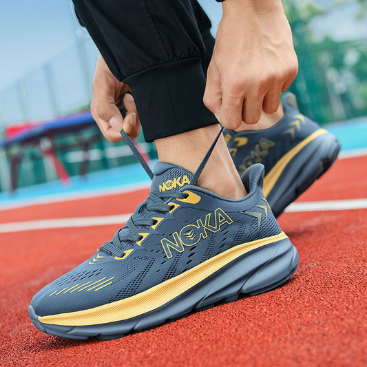 Men&#039;s Thick-soled Running Shoes Breathable Mesh Sports Shoes