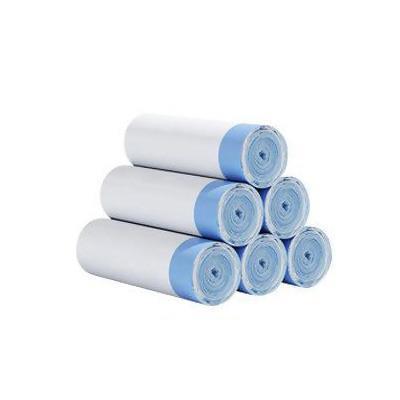 Dormitory High-value Thick White Garbage Bag Automatic Closing In Stock Drawstring Office Dirty Hand Garbage Bag
