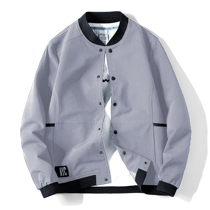 2021 New Autumn Jacket Men&#039;s Short Autumn Baseball Collar Men&#039;s Stand Collar Top Spring And Autumn Middle-aged Dad Coat