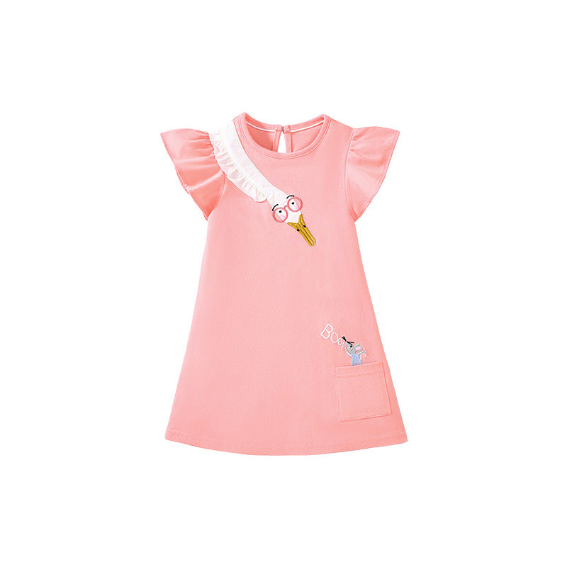 Summer Short-sleeved Girl&#039;s Dresses