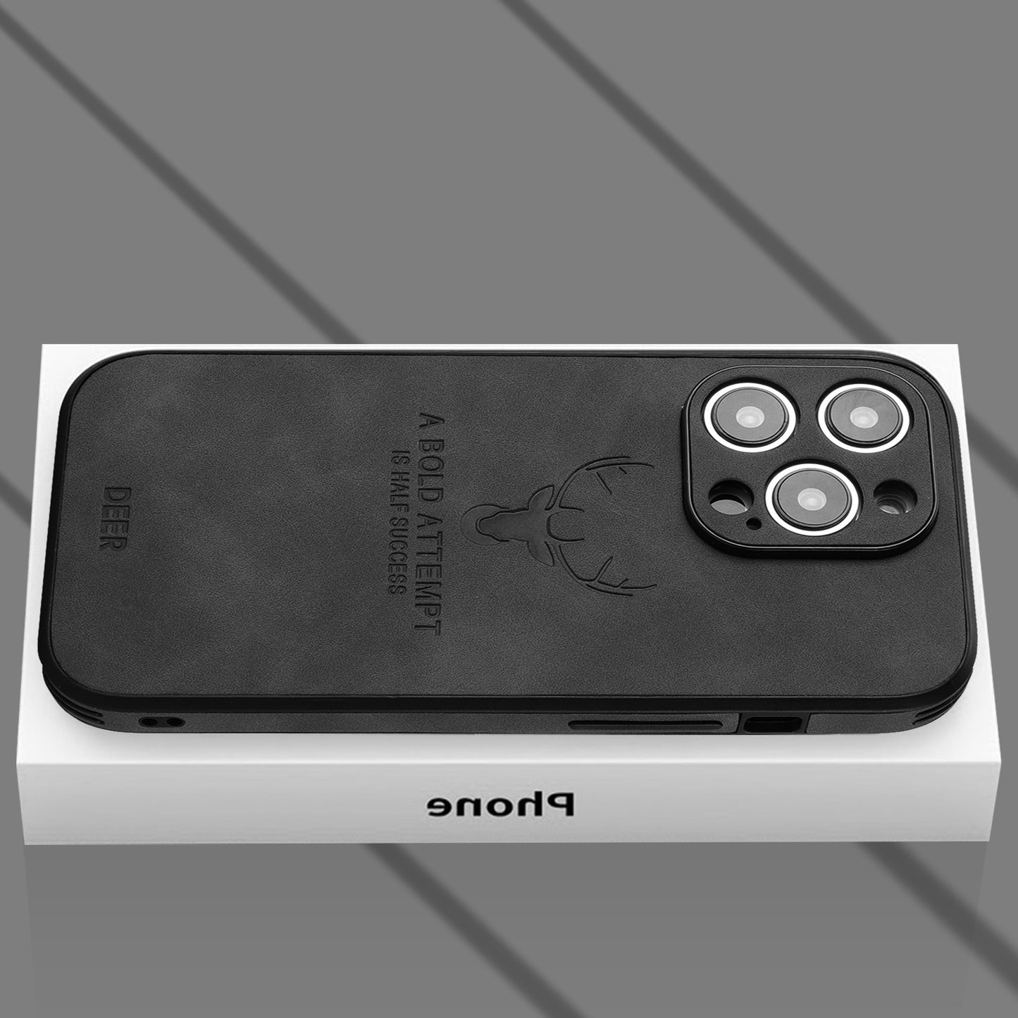 Suitable For IPhone14ProMax Deer Head Mobile Phone Case IP15 Magnetic Phone Case MagSafe Apple Magnetic Suction