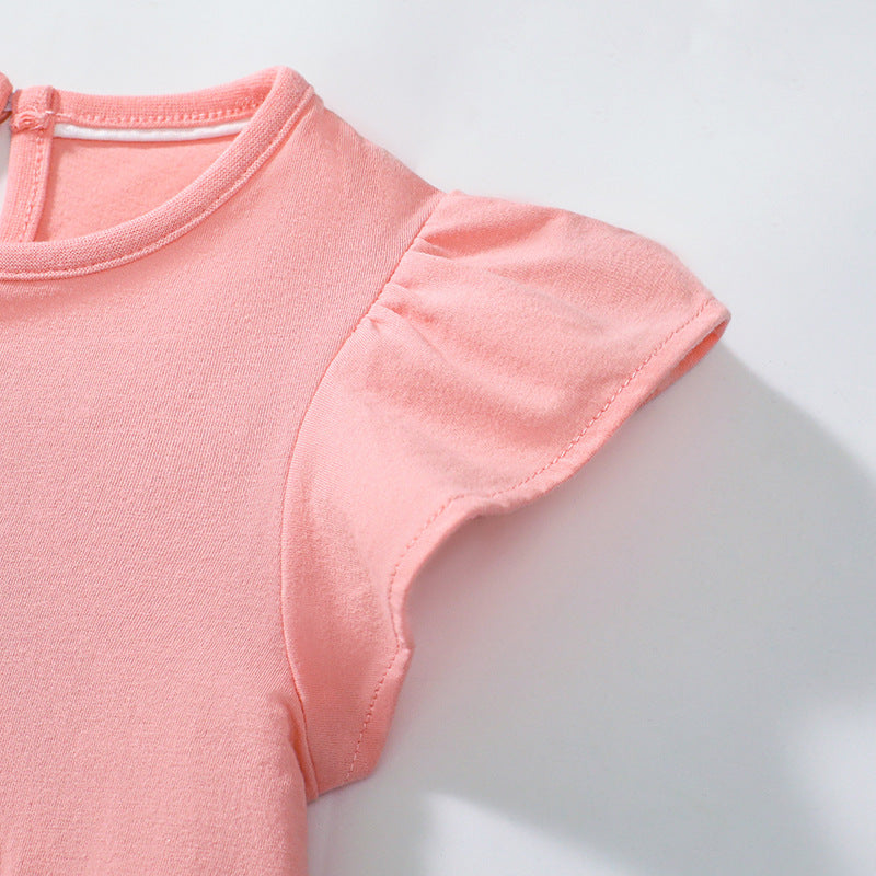 Summer Short-sleeved Girl&#039;s Dresses