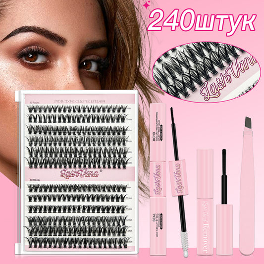 DIY Set For Eyelashes 240 Clusters