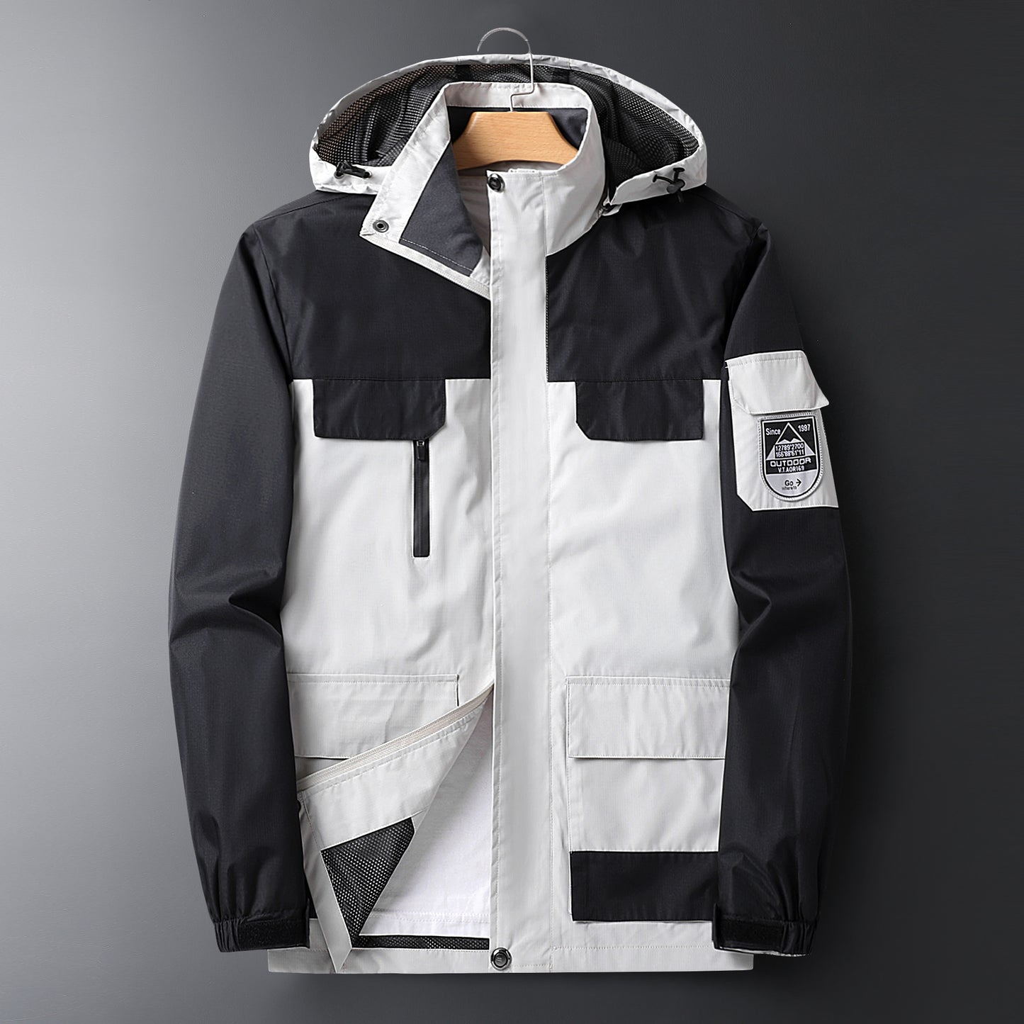 New Outdoor Windproof And Rainproof Thin Section Inner Warm And Breathable Jacket Men&#039;s Mountaineering Clothing Cycling Clothing Overalls Men